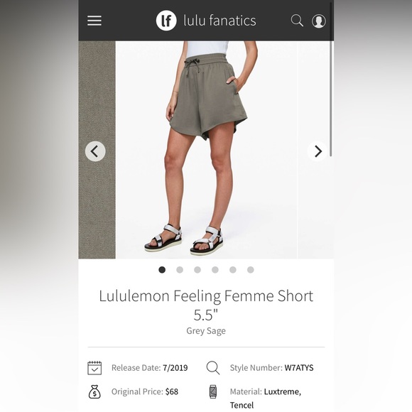 Lululemon shorts - Picture 5 of 5